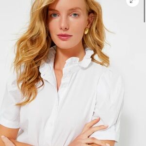 Pomander Place White Cotton Alicia Blouse